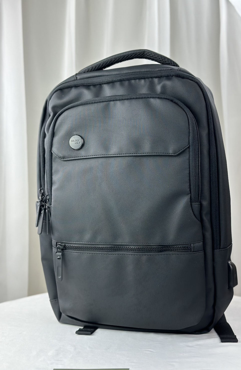 Arctic hunter 經典黑 多功能男用後背包 / 電腦包 #B00591