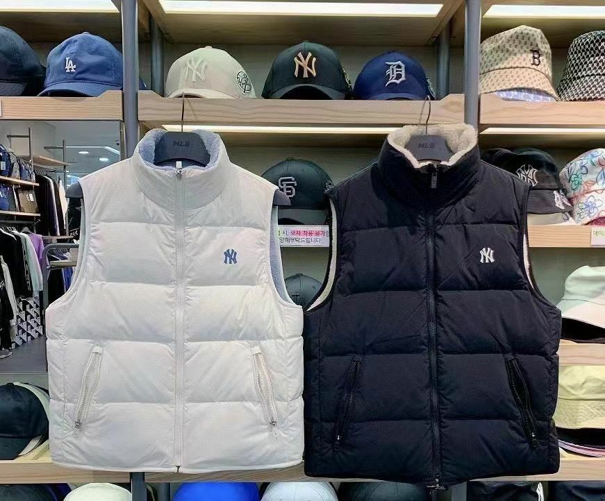 2023秋冬新款mlb羽絨兒童雙面穿馬甲-23007611