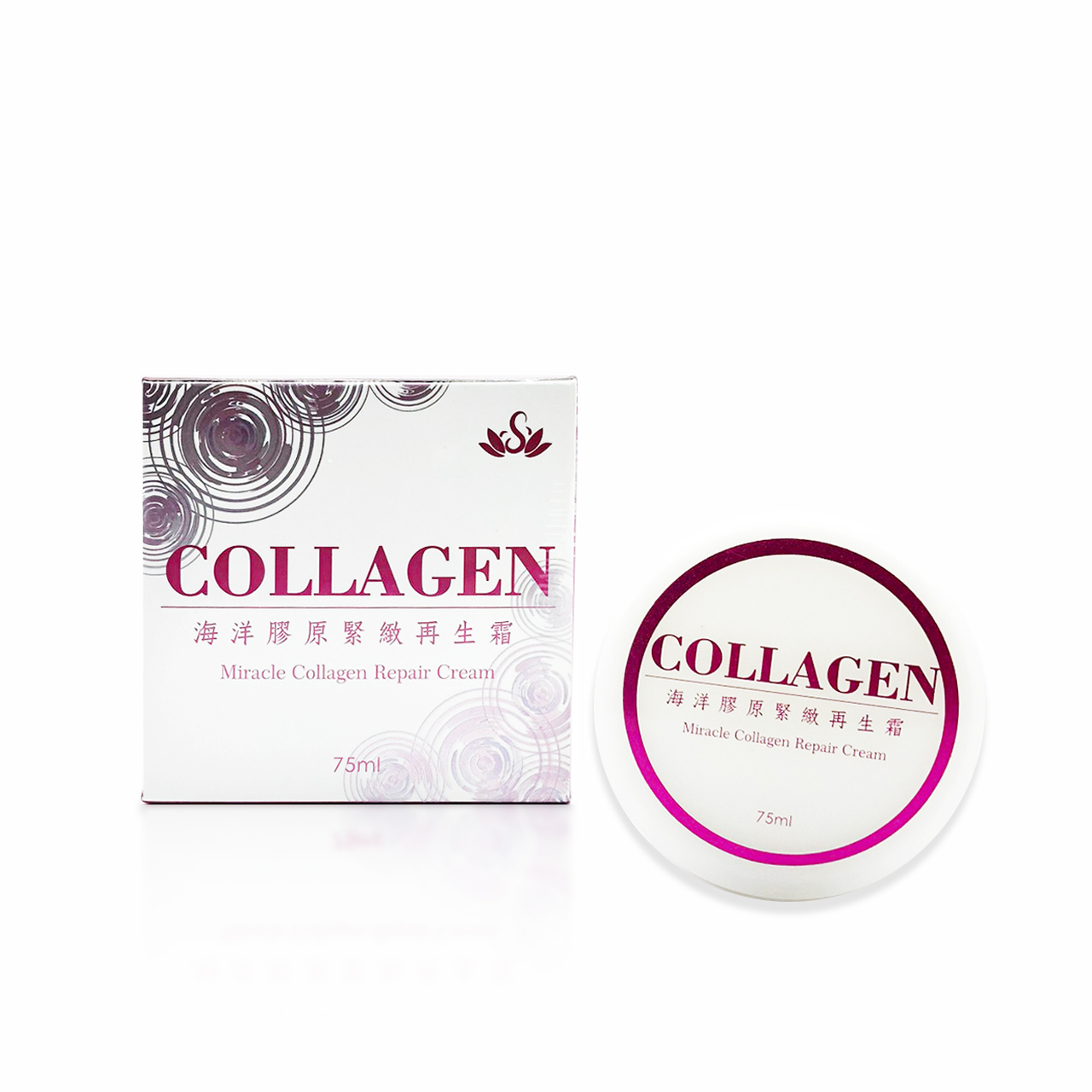 安欣二姑生技 -  海洋膠原緊緻再生霜75ml