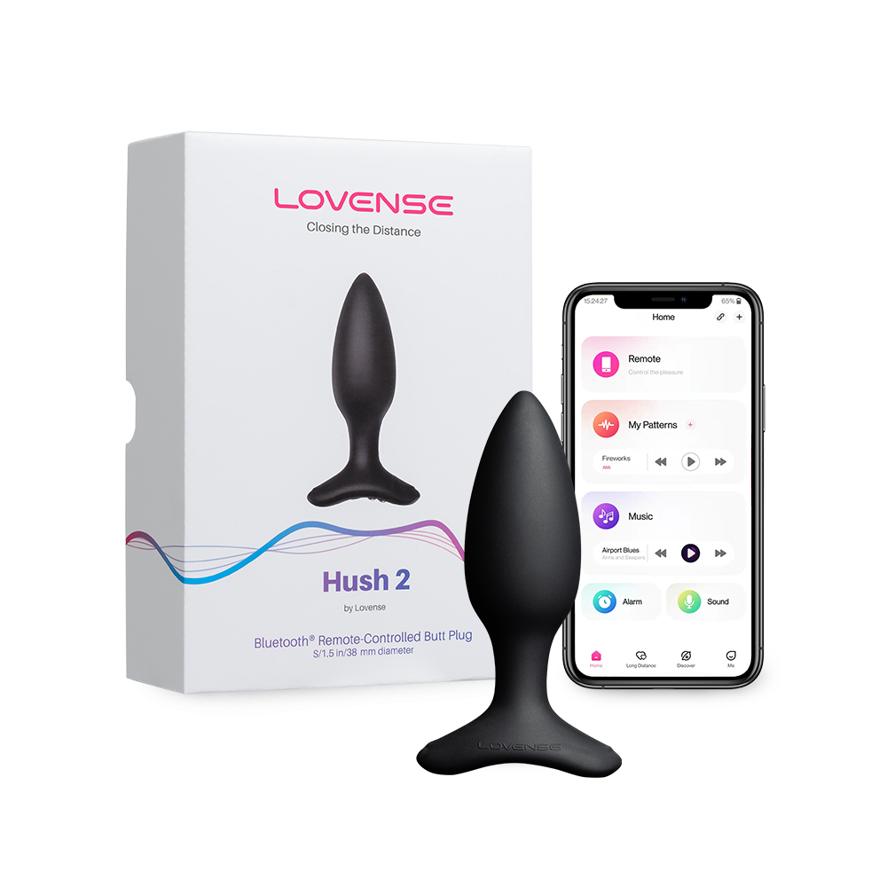 LOVENSE HUSH 2 遠端智能遙控後庭塞 size 1.5"