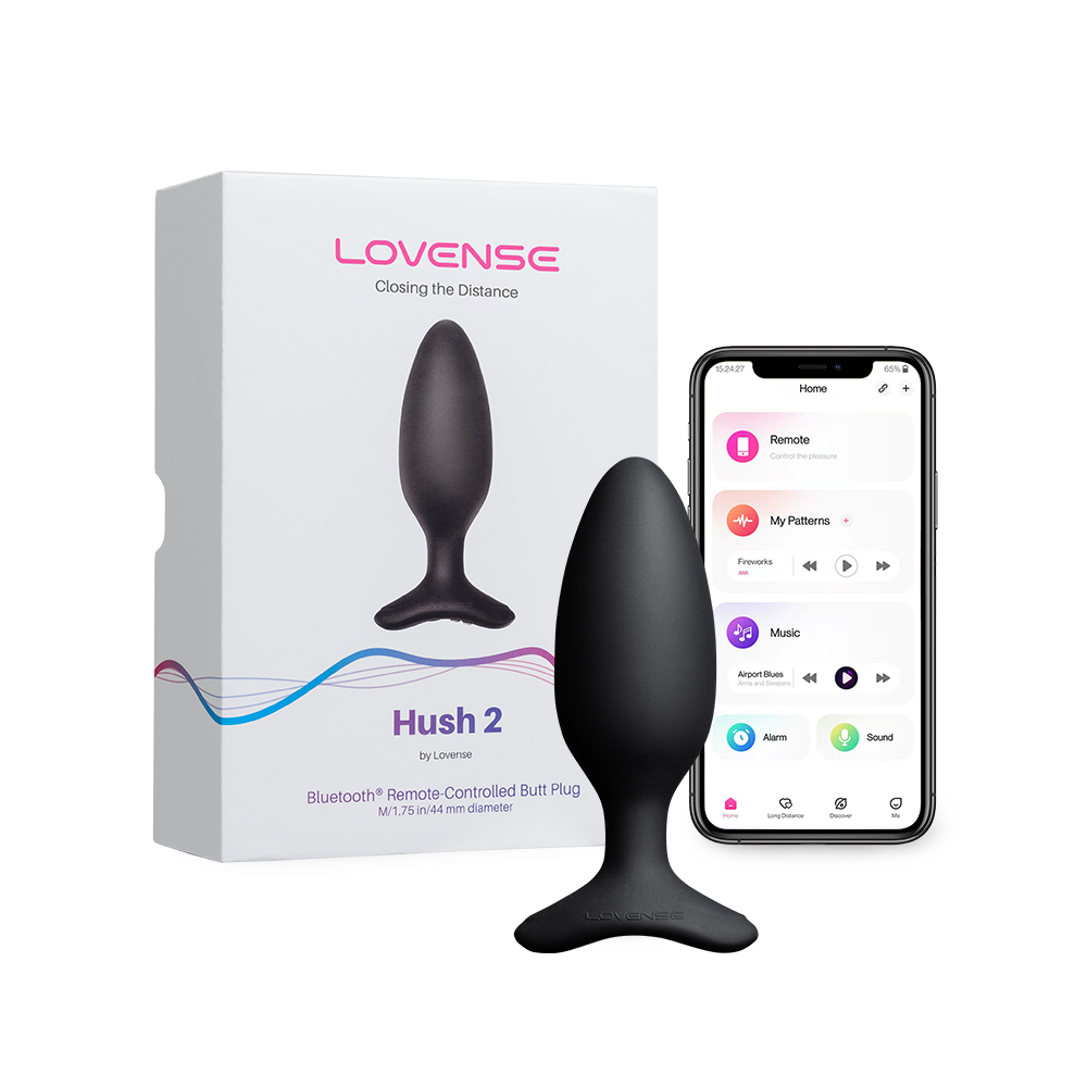 LOVENSE HUSH 2 遠端智能遙控後庭塞 size 1.75"