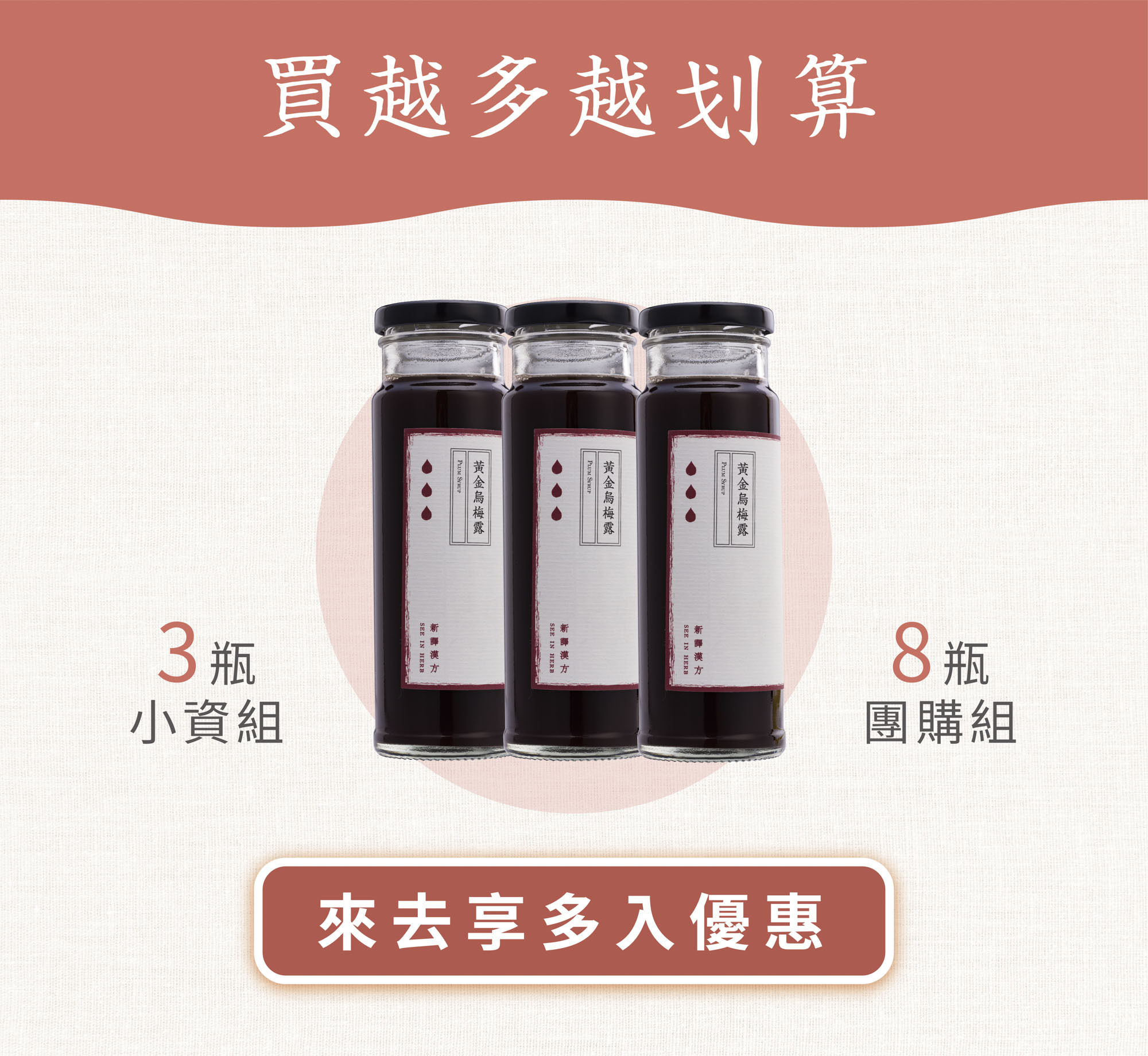 新譯漢方黃金烏梅露多入優惠