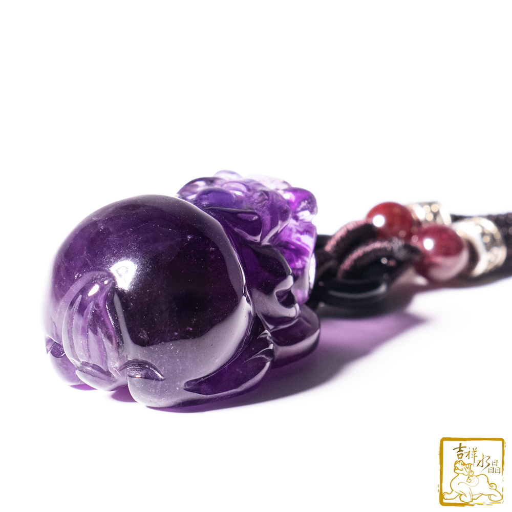 Amethyst Pixiu Necklace 15g