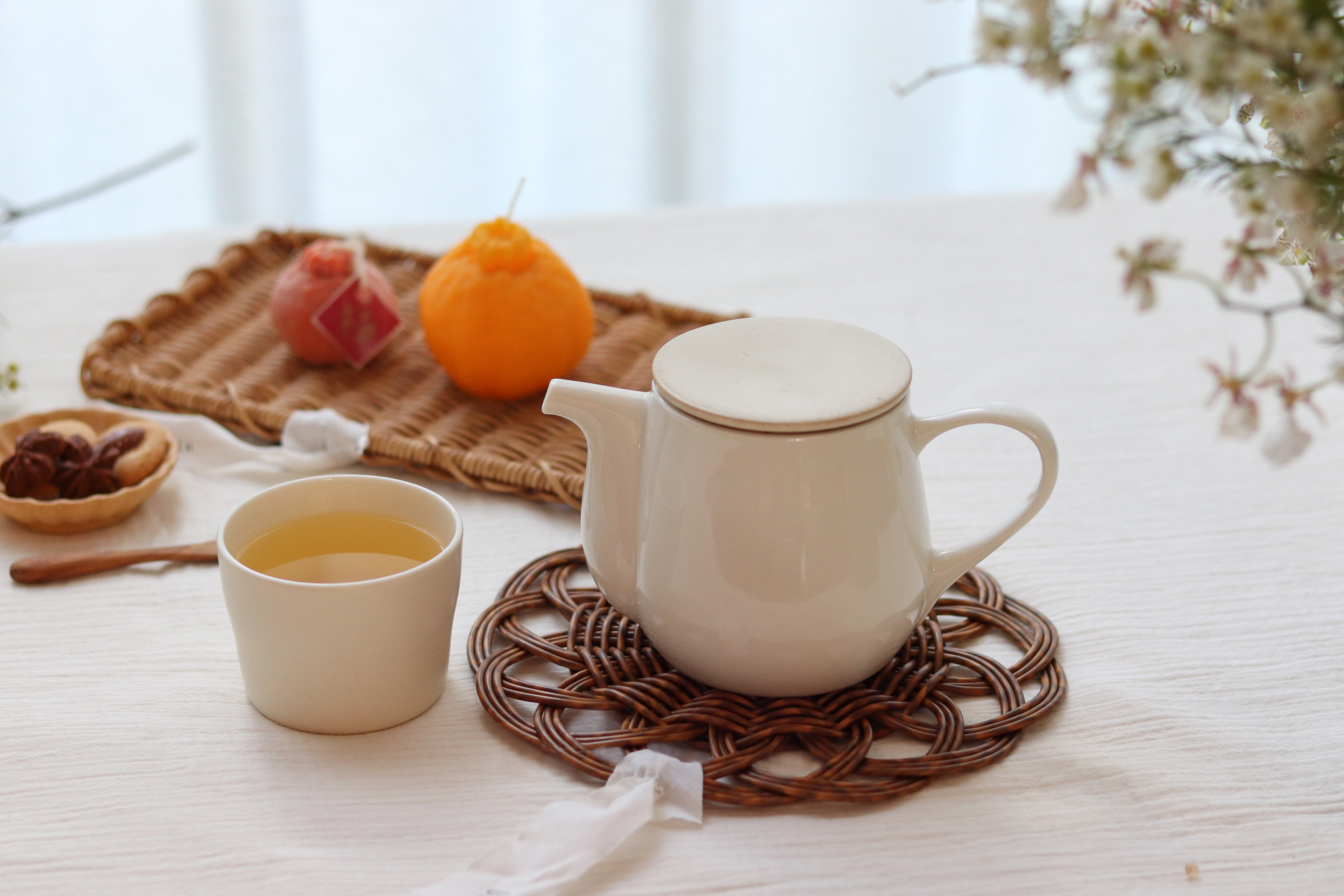 UTILE 可水洗 編織  茶壺墊