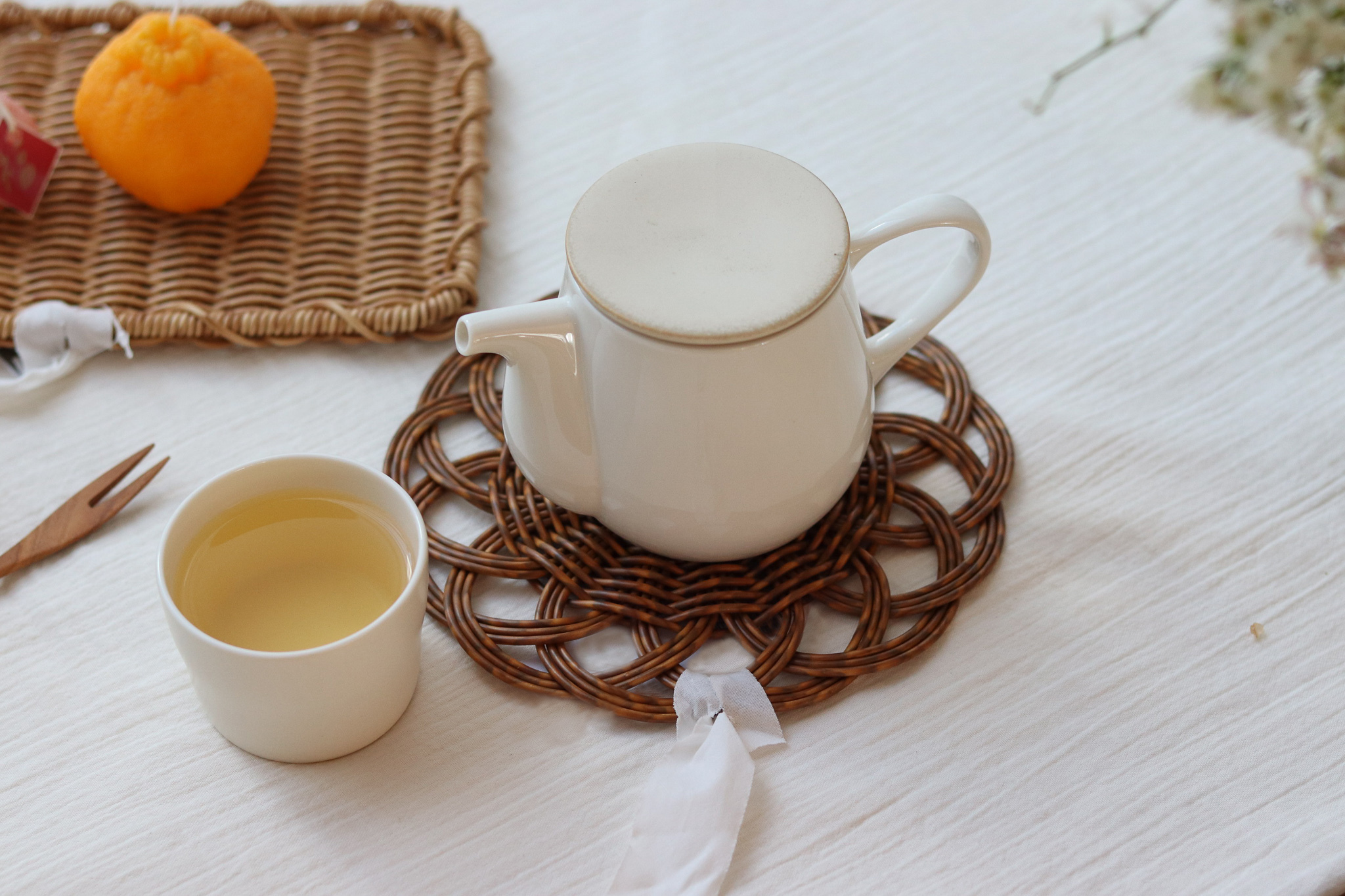 UTILE 可水洗 編織  茶壺墊