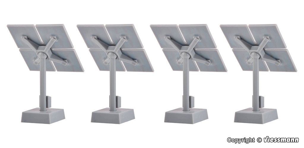 Kibri 38512 HO scale Photovoltaic system kit.