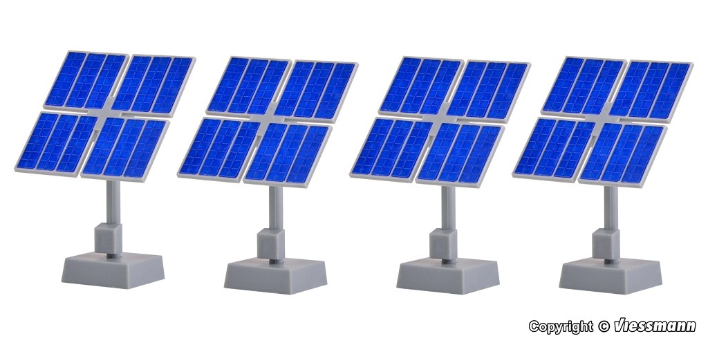 Kibri 38512 HO scale Photovoltaic system kit.