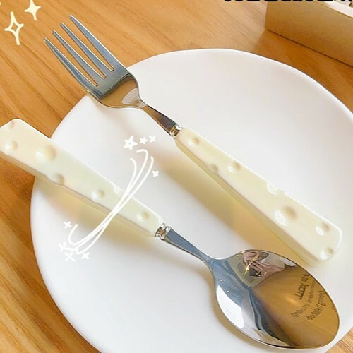 《3097》起司奶酪陶瓷造型湯叉