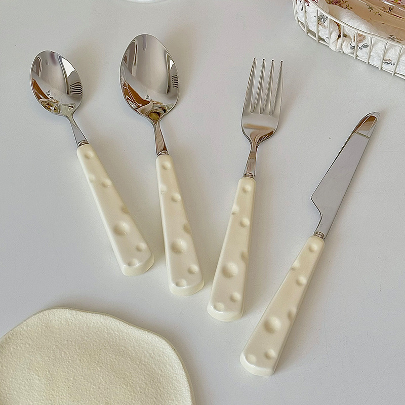 《3097》起司奶酪陶瓷造型湯叉