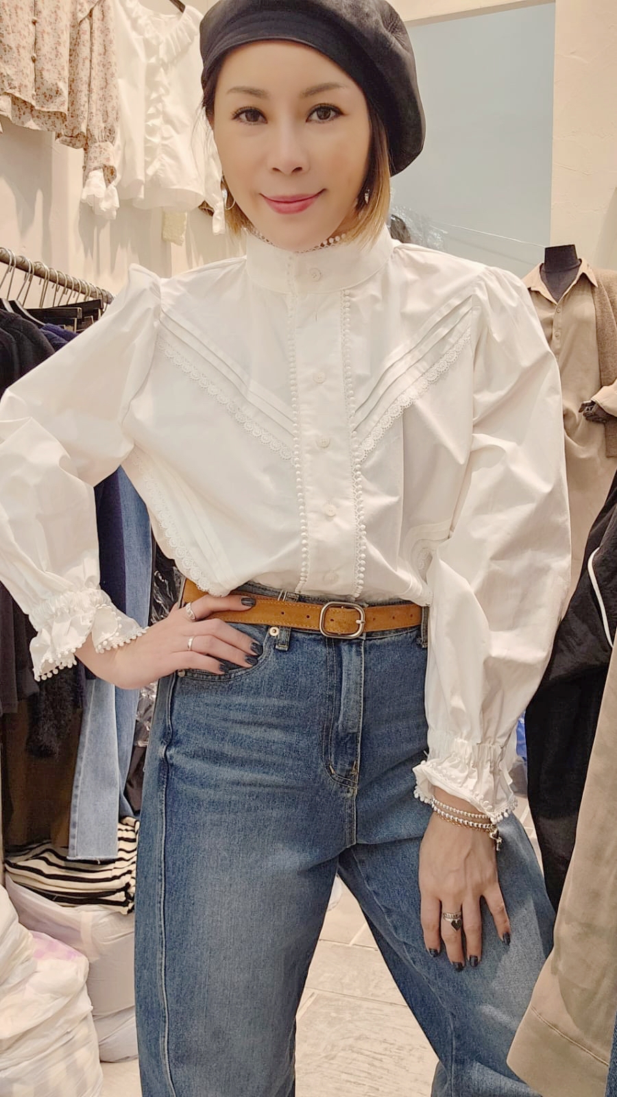 AE73小企領斜紋恤衫