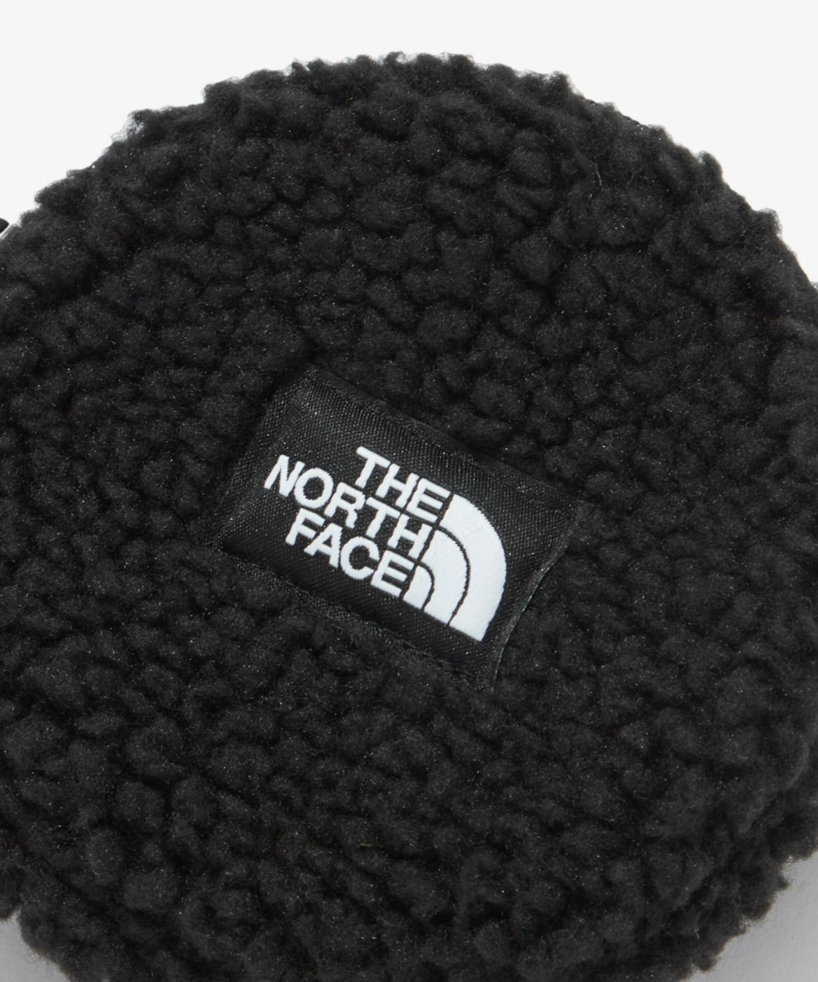 iSNEAKERS |THE NORTH FACE 圓形毛絨迷你小零錢包 黑色