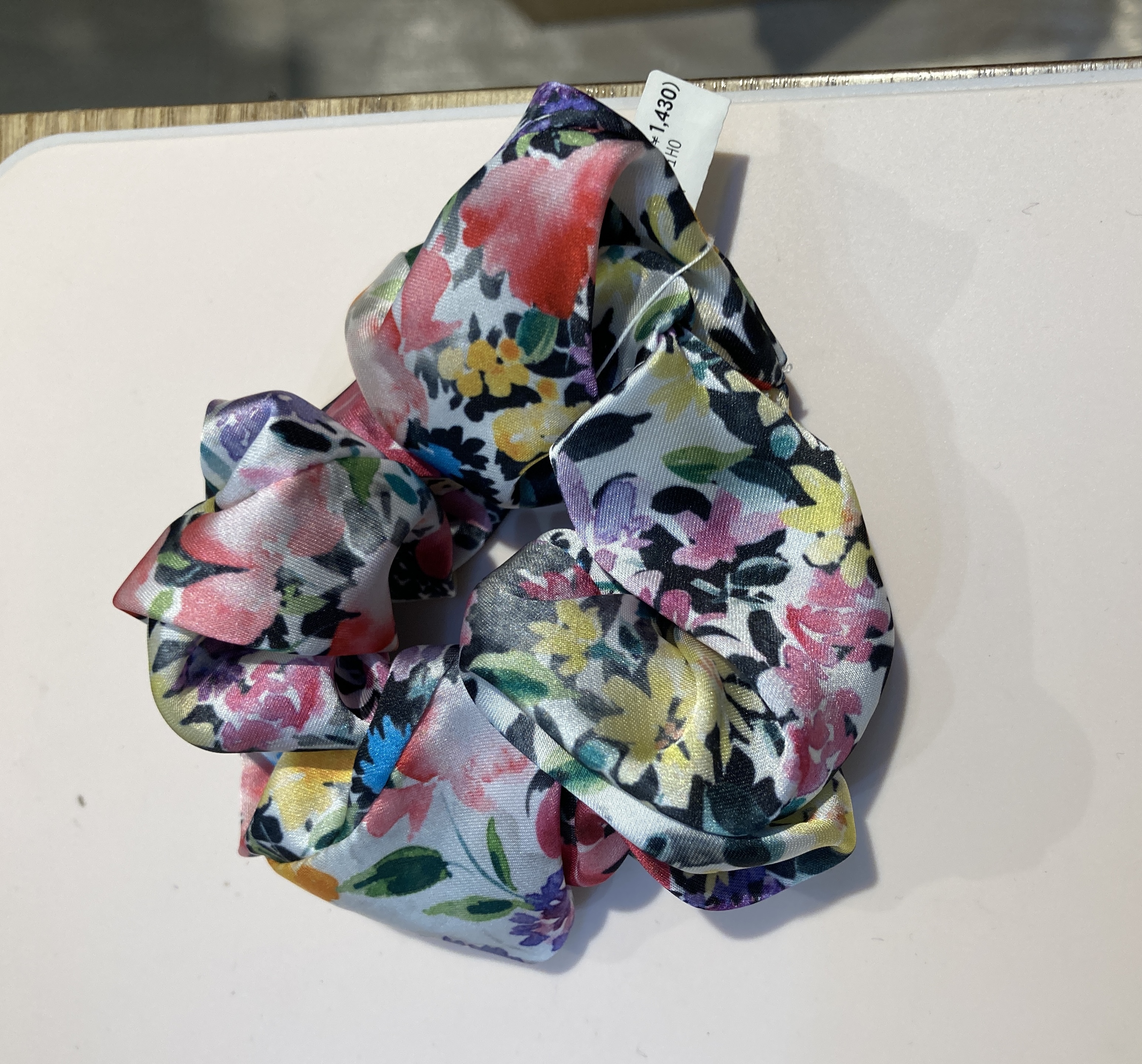 日系橡根髮圈 - 彩色花