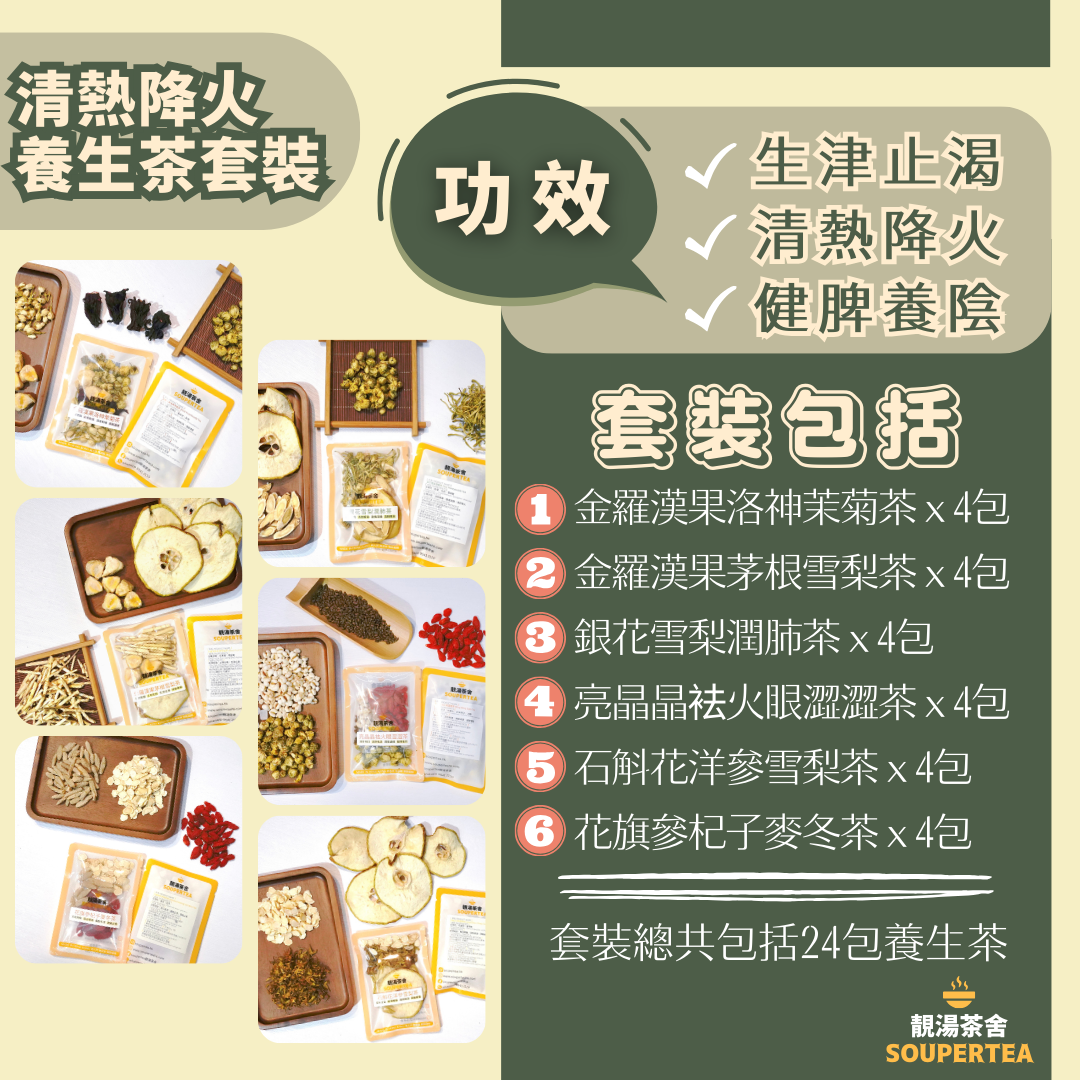 清熱降火養生茶套裝
