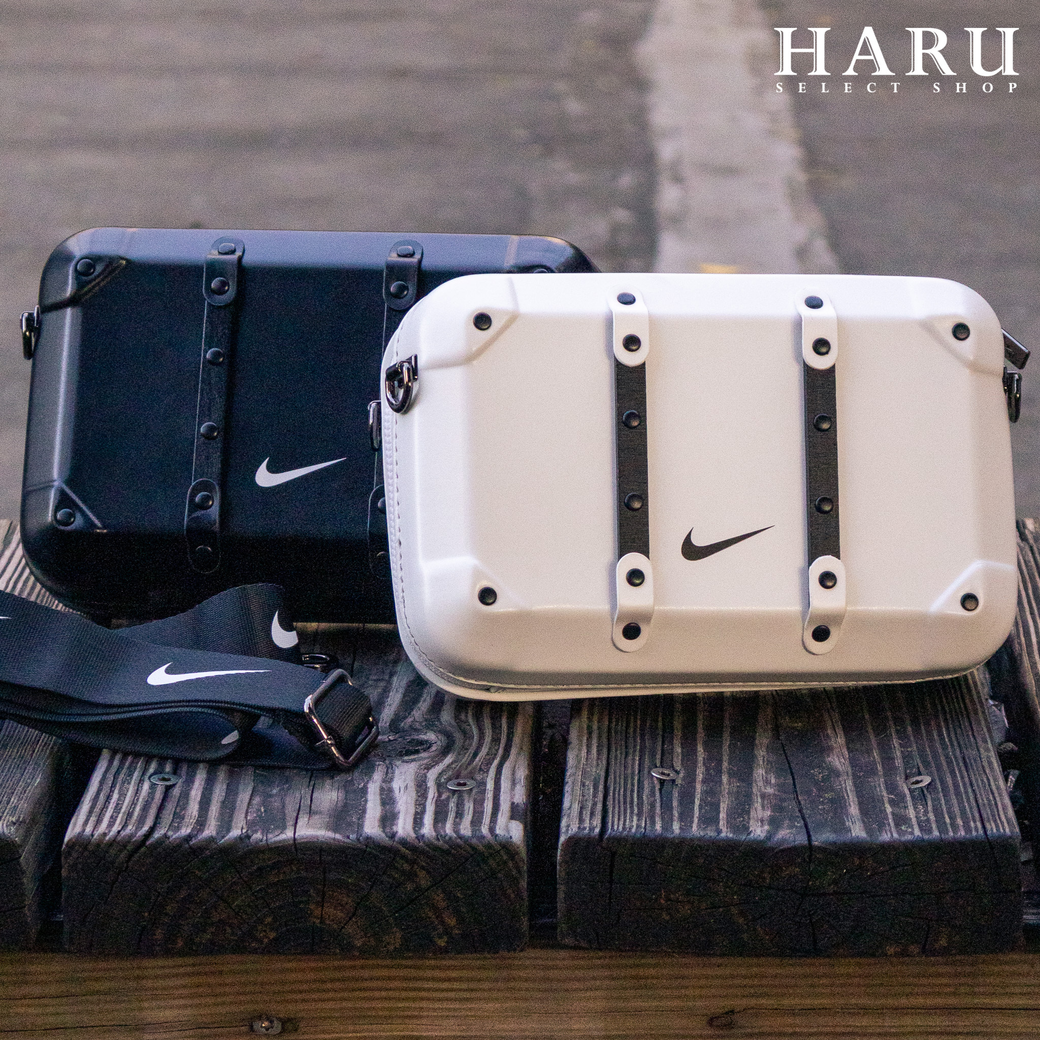 【海外限定】NIKE members day 會員獨佔限定 隨行包 手提 斜跨包 軟皮革 相機包 BG031-010A