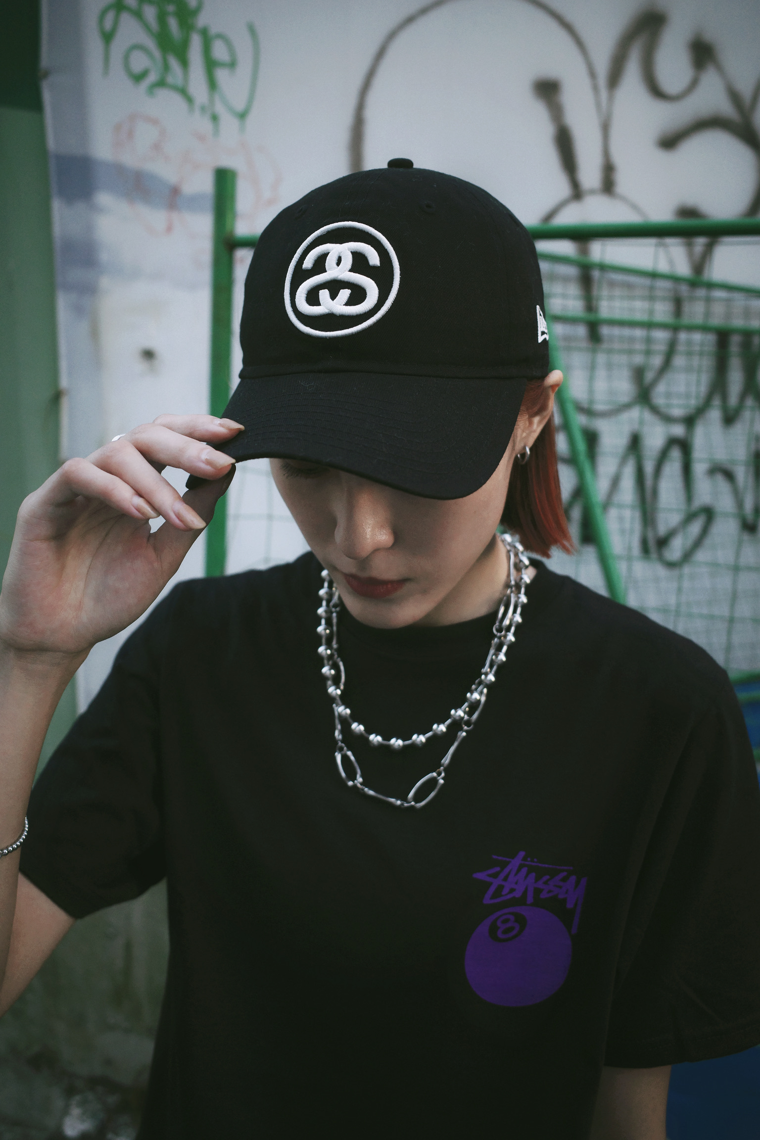 STUSSY NEW ERA 雙S LOGO 老帽 綠/卡其/黑