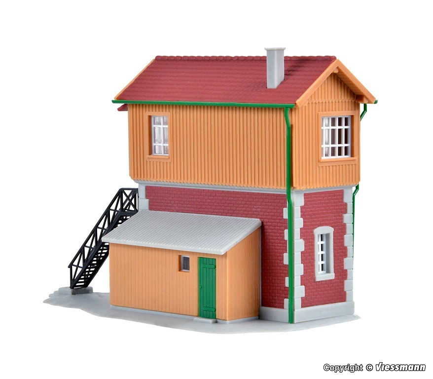 Kibri 37805 N scale Signal tower Stuttgart-Feuerbach, kit.