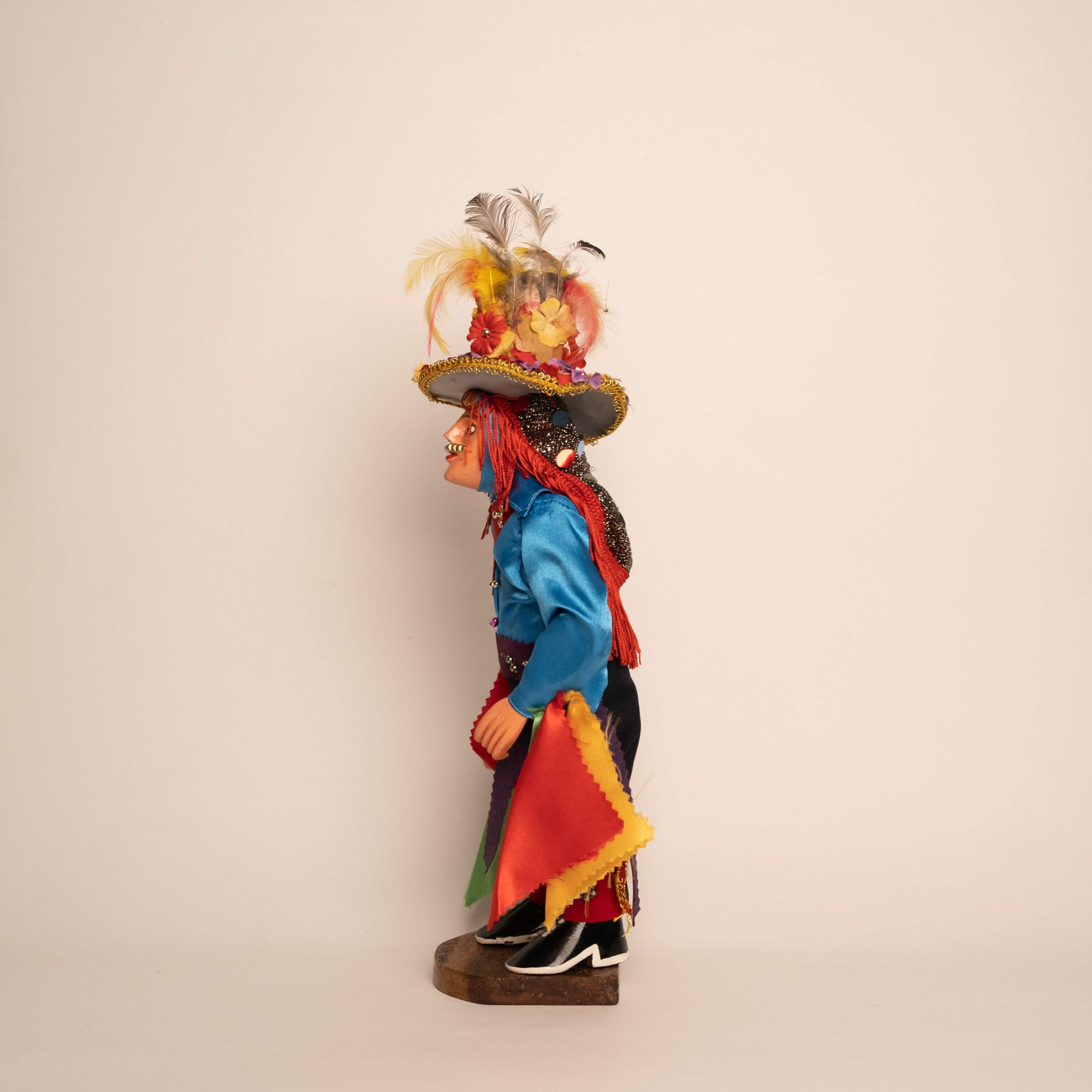 手工木戲偶｜Toro-Huaco舞者｜尼加拉瓜