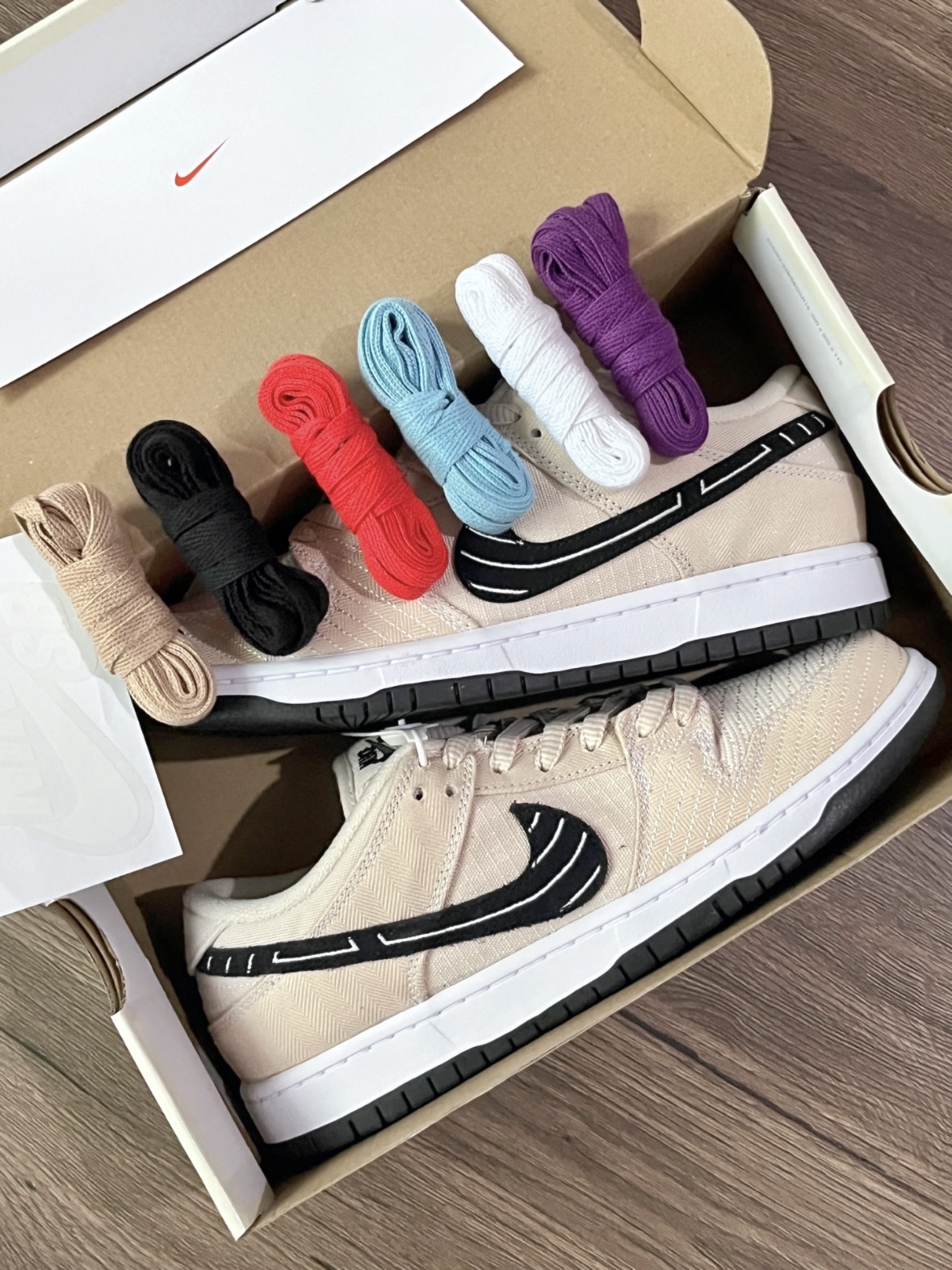 Nike SB Dunk Low x Albino & Preto "Pearl White" 巴西柔術米白 聯名 撕撕樂