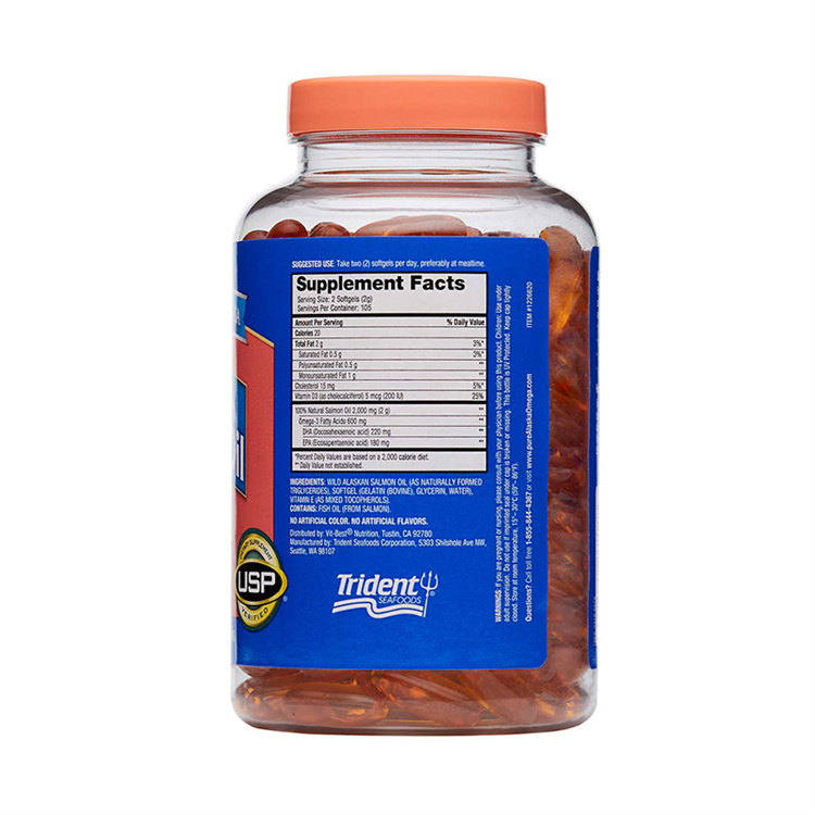 Pure Alaska Omega Wild Salmon Oil 1000 mg., 210 Softgels