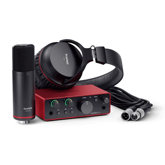 Focusrite Scarlett 2i2 Studio 4th Gen. Recording Pack