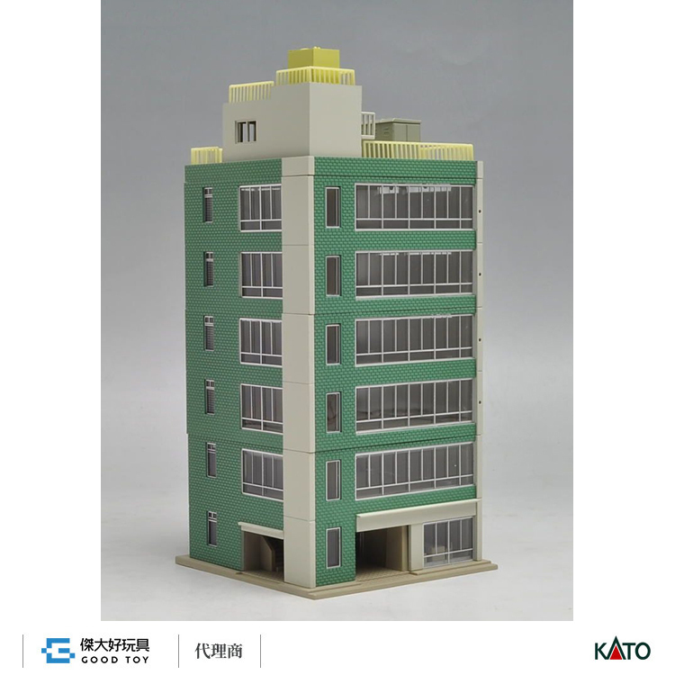 KATO 23-434A 建物 辦公樓2 (6層 灰色)