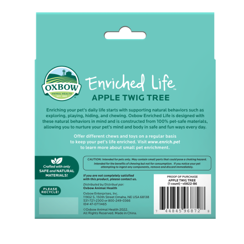 Oxbow Enriched Life 蘋果木樹