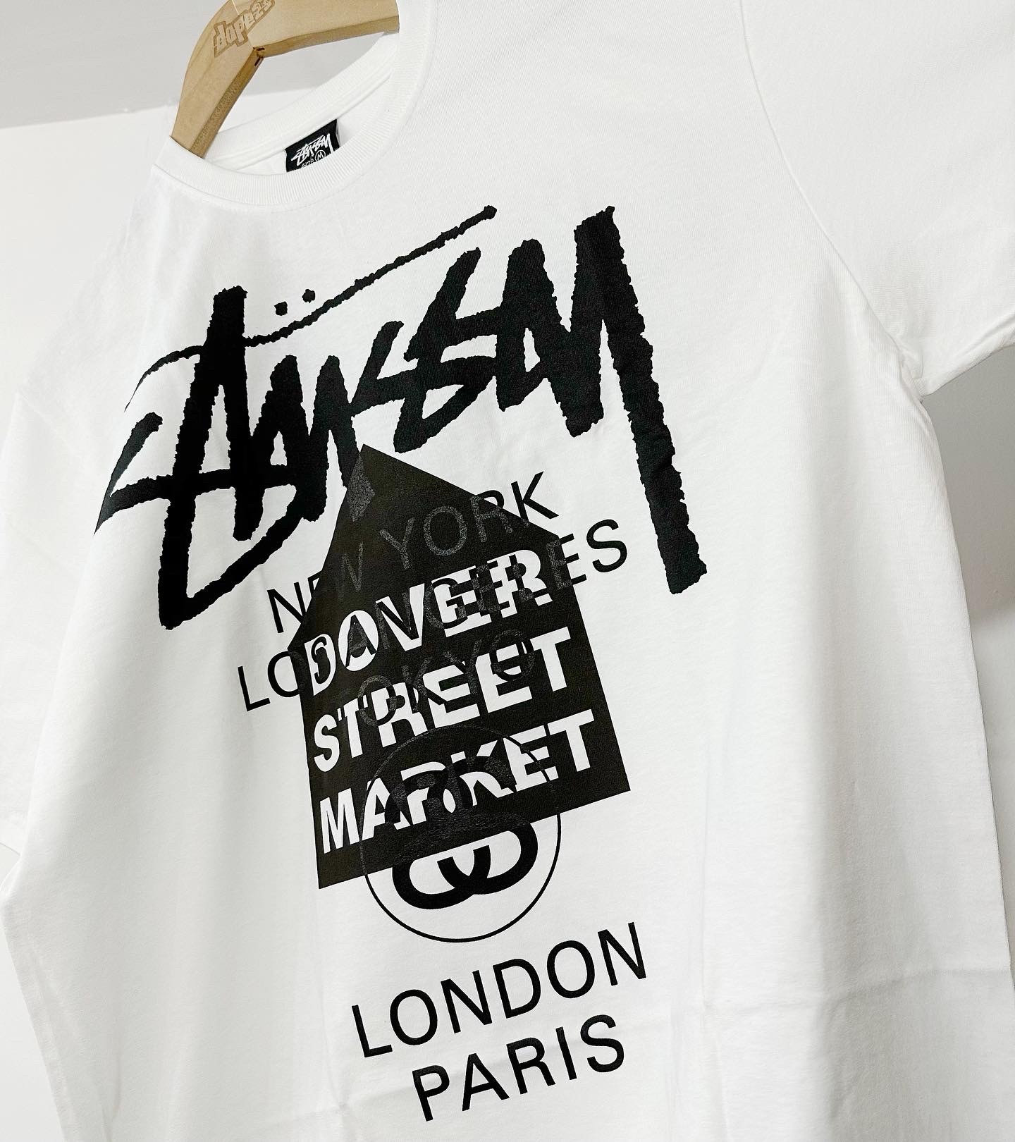☆ STUSSY WORLD TOUR TEE ☆ World Tour Tee – Black | Tees | Stüssy