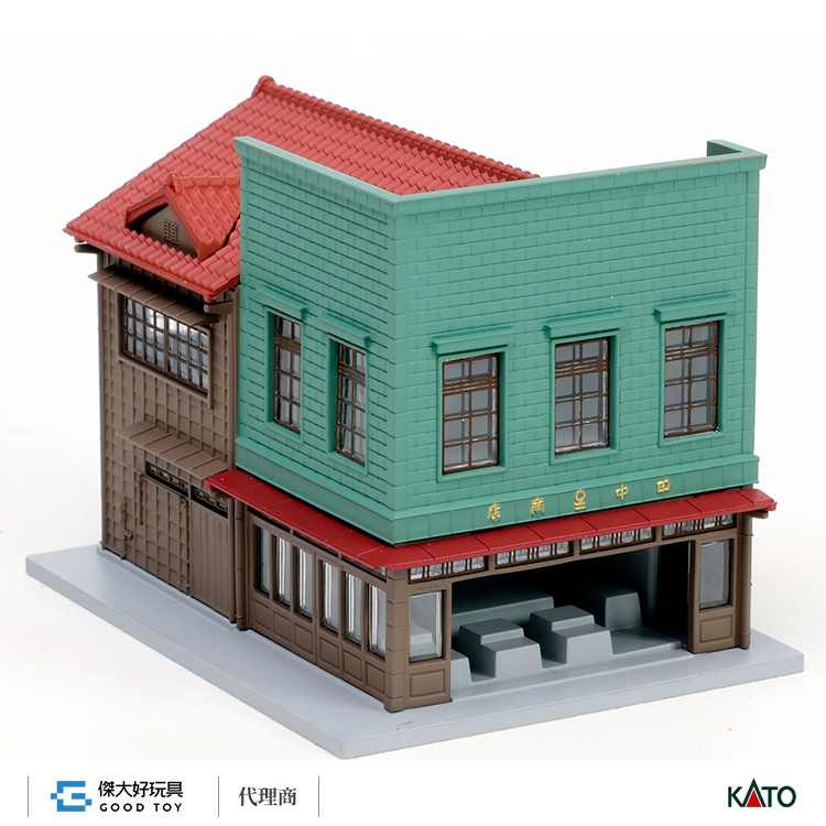 KATO 23-475 建物 看板建築 角店1 (銅板．左) (水果店)