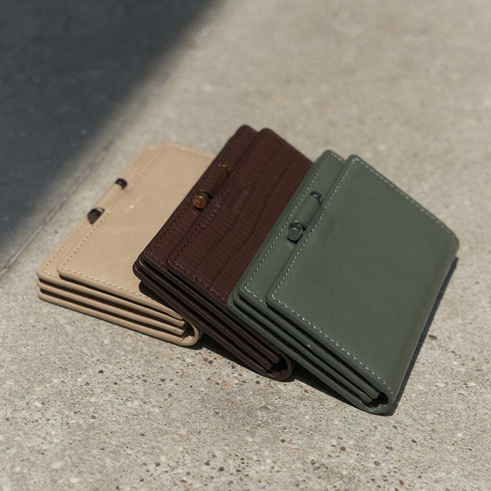 [LOEUVRE] Jardin CARD WALLET 4color / 韓国発 LOEUVRE - Jardin CARD WALLET 風琴卡夾包(6色) - 肉魚小舖韓國代購