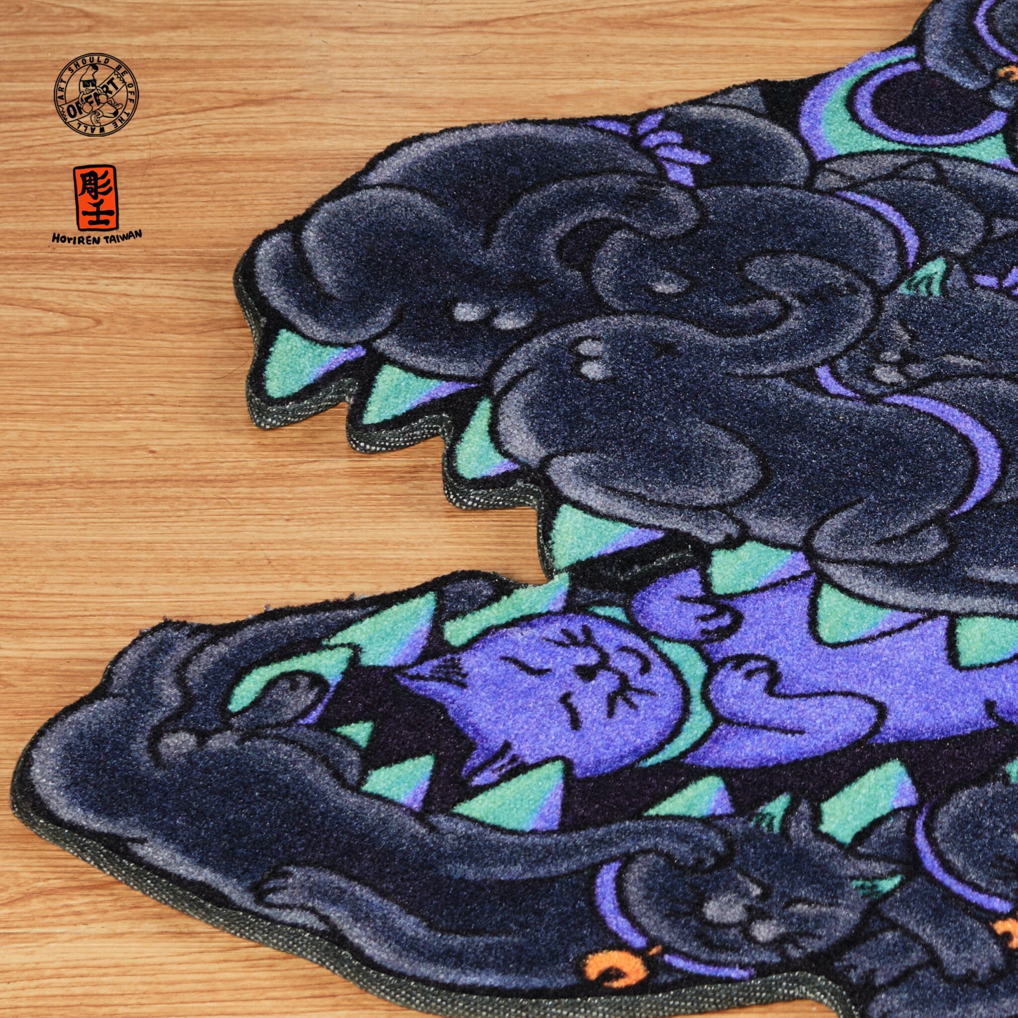 GK補款】OFF ART 百貓紅蓮地毯