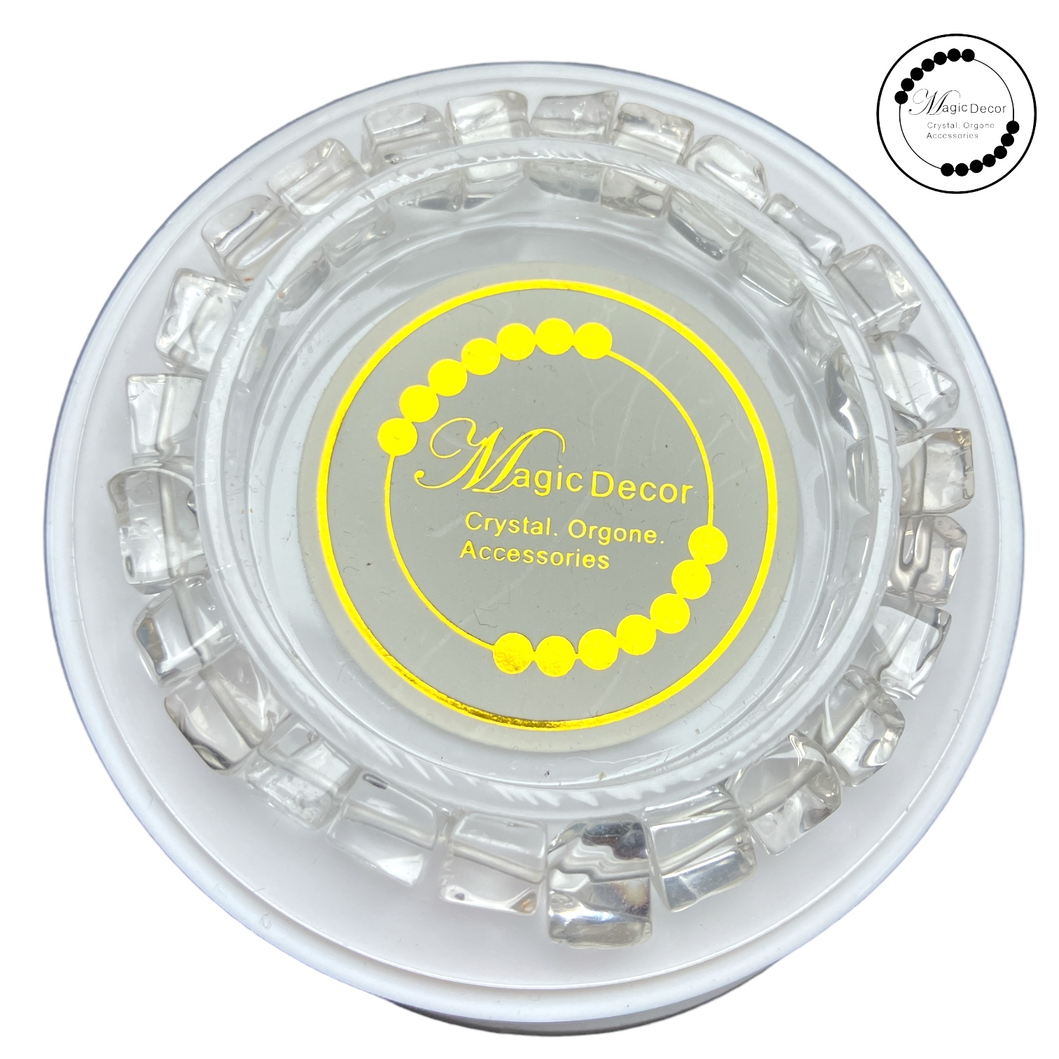 250711 - A35 方糖白水晶原石手串