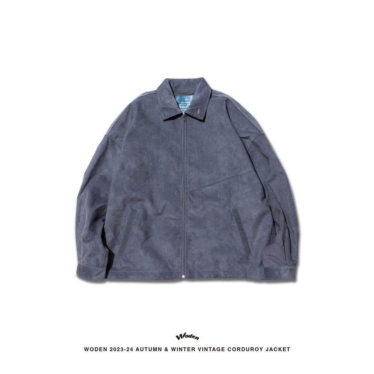 最後現貨 WODEN 2023-24 Autumn & Winter Vintage Corduroy Jacket 藍色