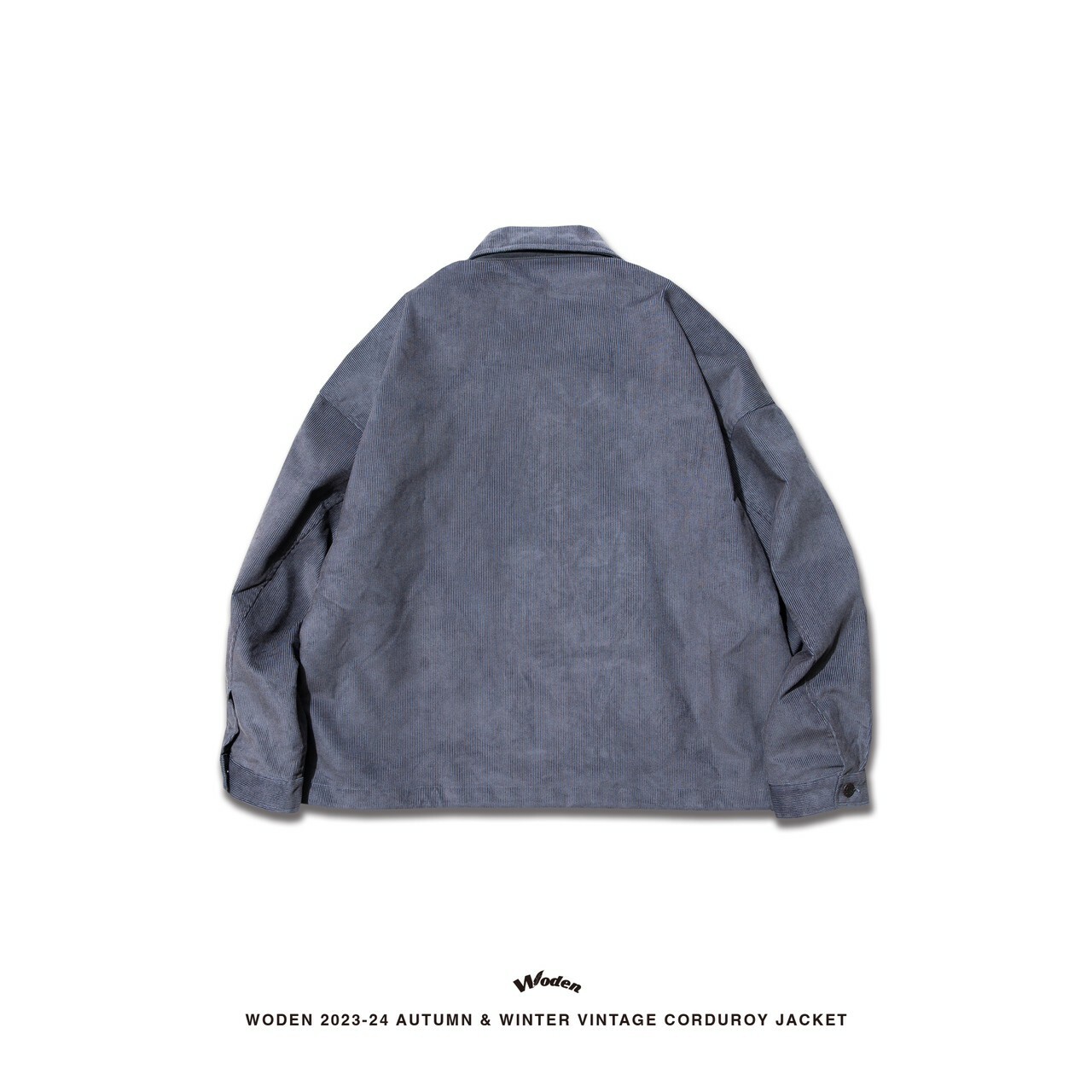 最後現貨 WODEN 2023-24 Autumn & Winter Vintage Corduroy Jacket 藍色