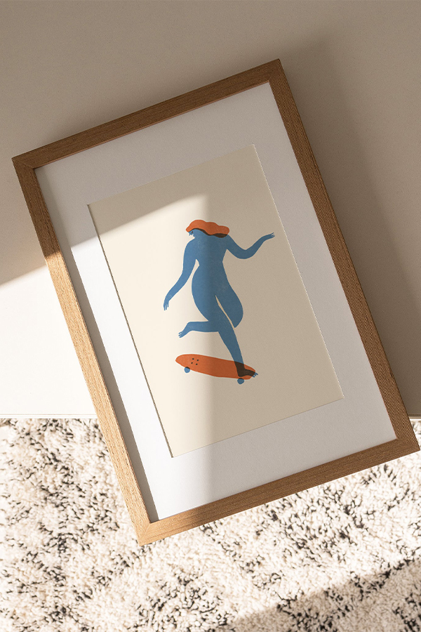 KOOKUMBRA - SKATE AND SHAKE 海報 (8"x10")