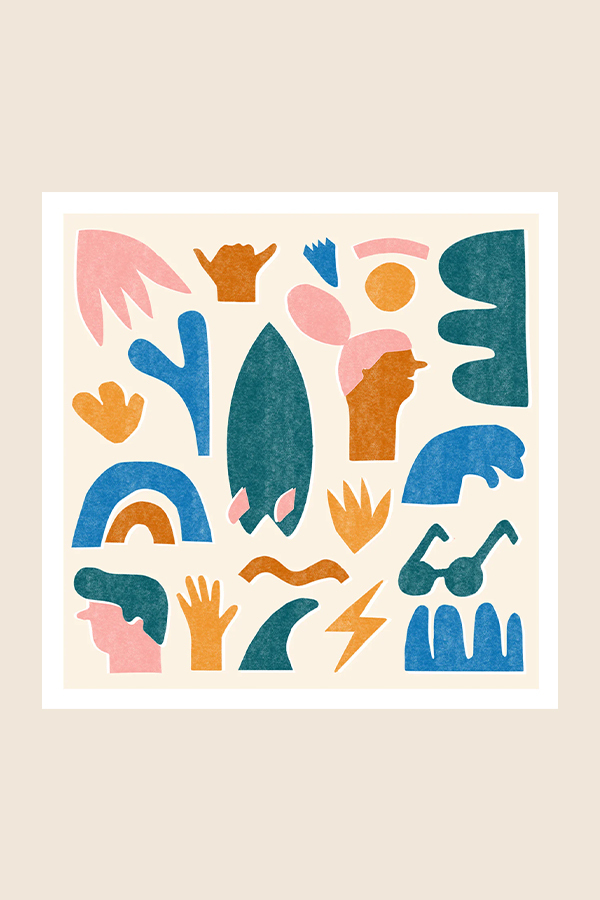 KOOKUMBRA - WILD AND FREE 海報 (12"x12")