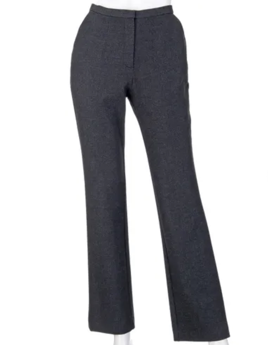 經典雙面毛料直統褲