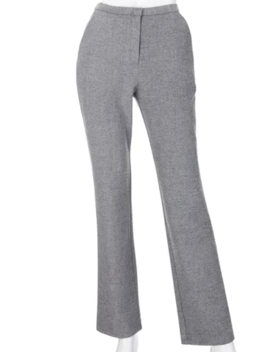 經典雙面毛料直統褲