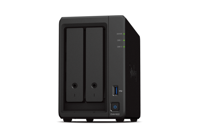 Synology DVA1622 16-Channel 2-Bay Deep Learning NVR 深度智慧影像監控系統