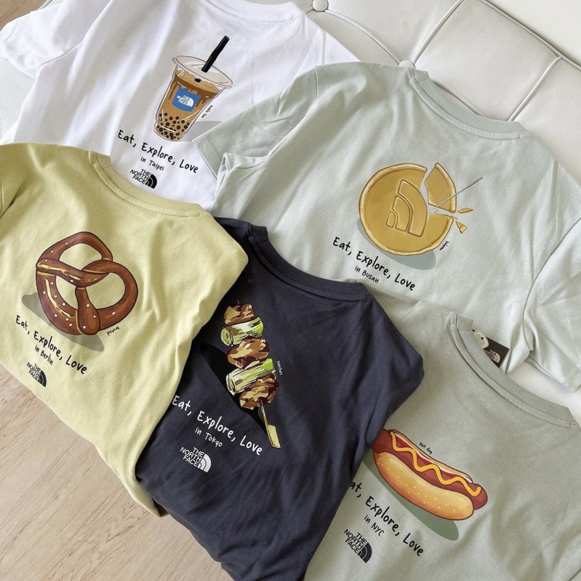 【THE NORTH FACE】CITY TRAVEL S/S R/TEE★NT7UP18A THE NORTH FACE] ☆CITY TRAVEL S/S R/TEE (THE NORTH FACE/T