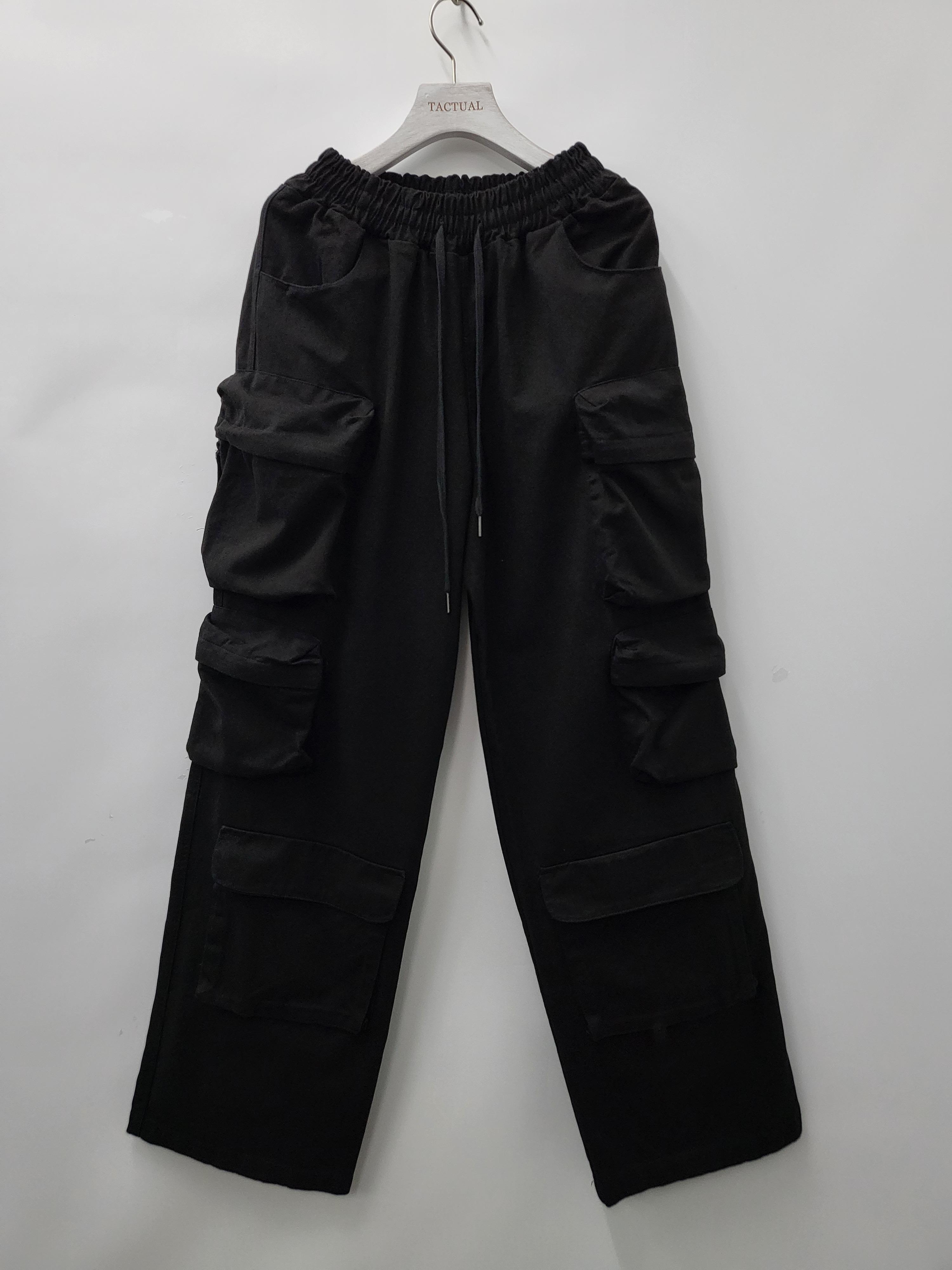 淨色鬆身工裝褲 P2619