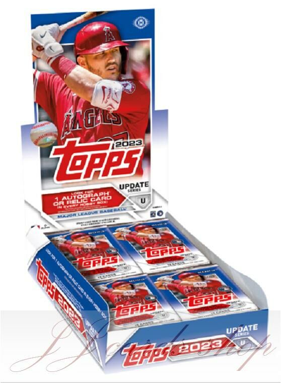 MLB 2023 Topps Update Series S3 HOBBY 正規系列三棒球卡卡盒( 盒
