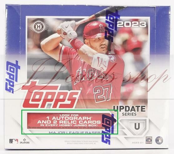 MLB 2023 Topps Update Series S3 JUMBO 正規系列三棒球卡卡盒( 盒