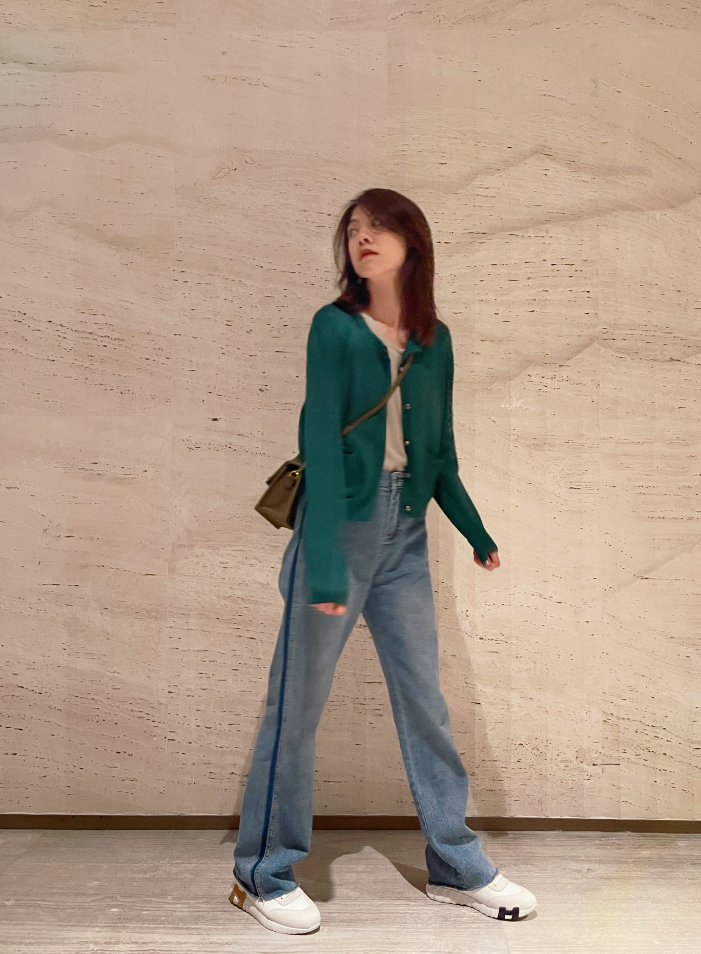 Shrunken Button Embellished Wool-Blend Cardigan_KN2310L20