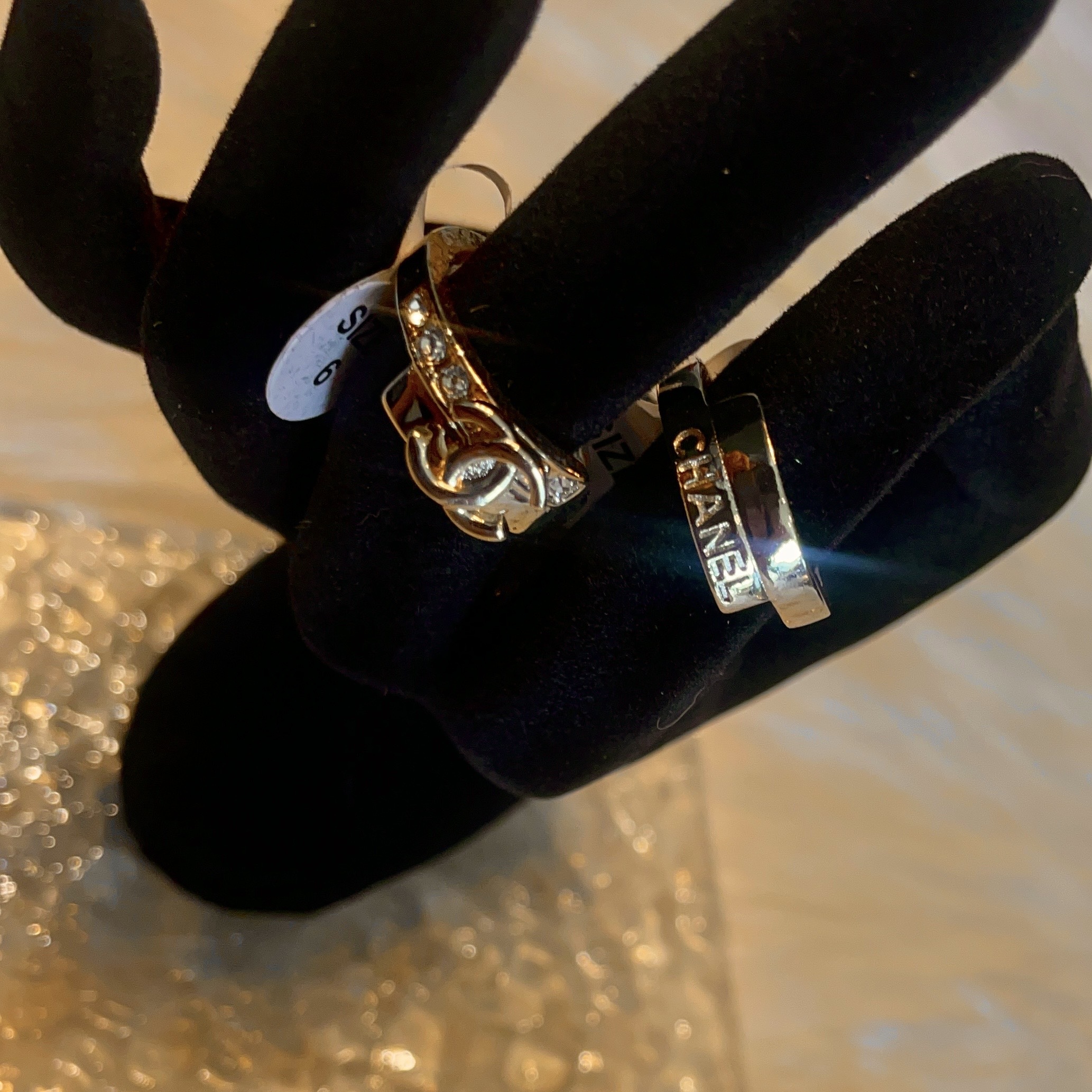 香奶奶22 完美雙面雙chanel翻玩鑽戒