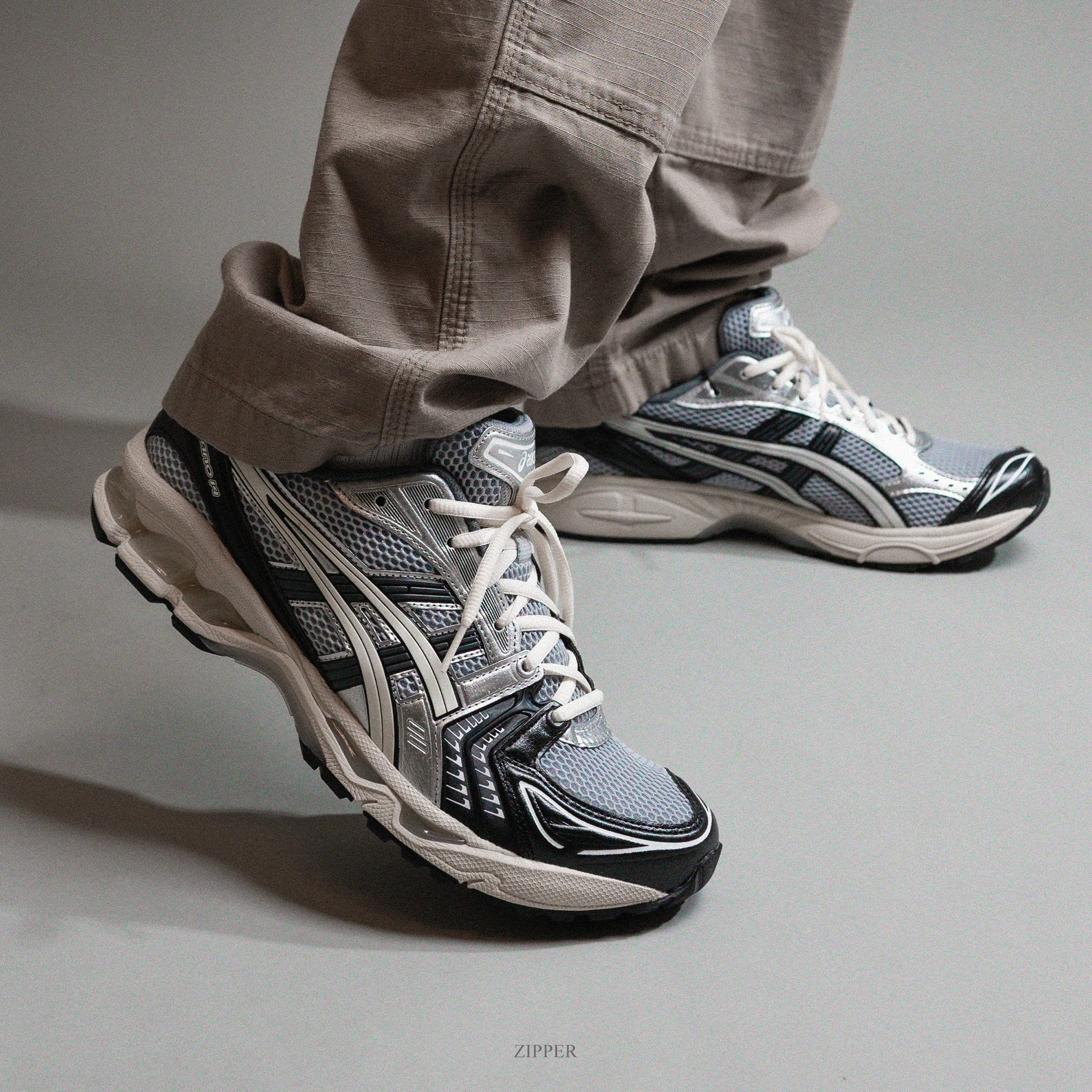 Asics Gel-Kayano 14 Black Glacier Grey