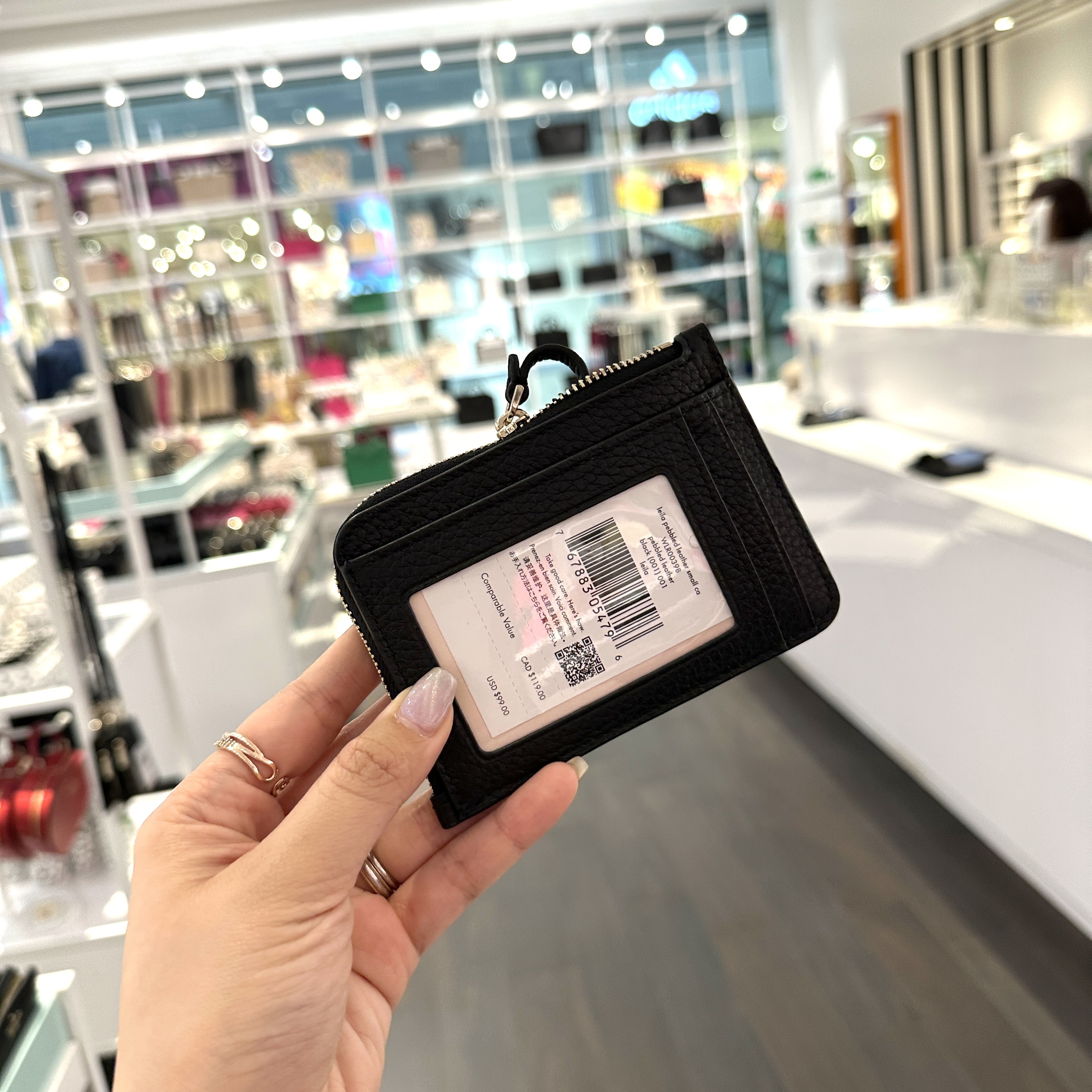 [美國現貨] Kate Spade Leila L Zip Card Holder