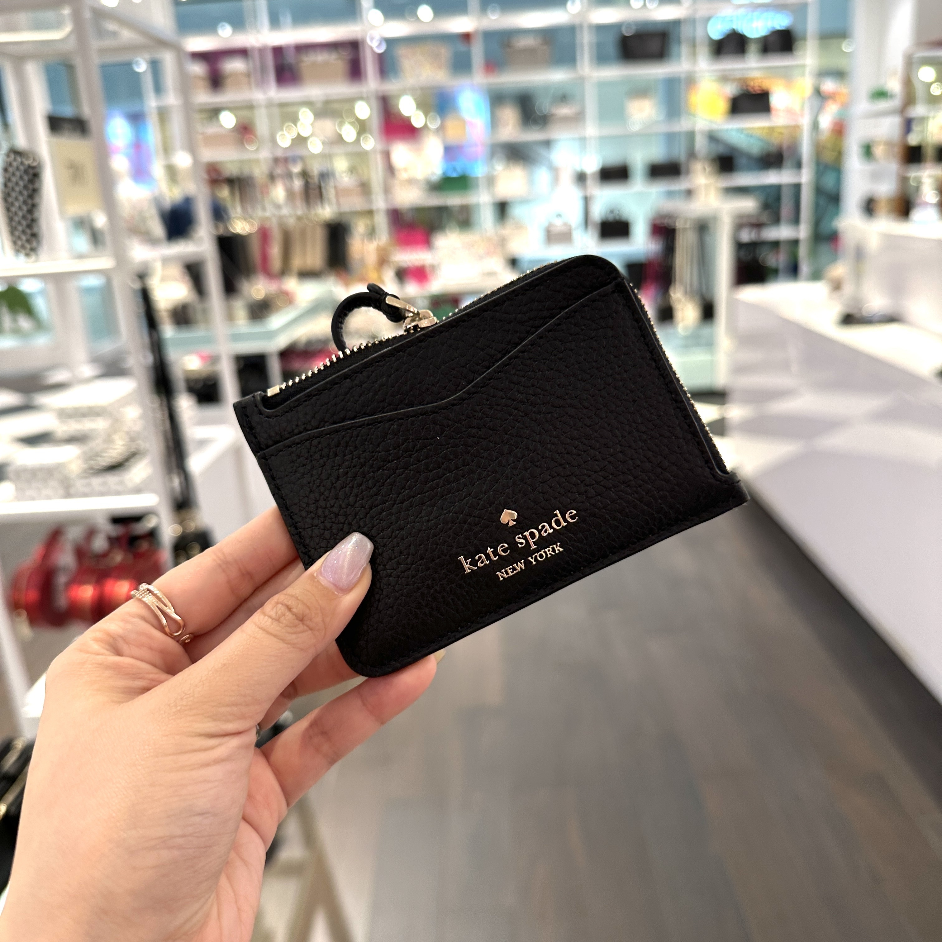 [美國現貨] Kate Spade Leila L Zip Card Holder
