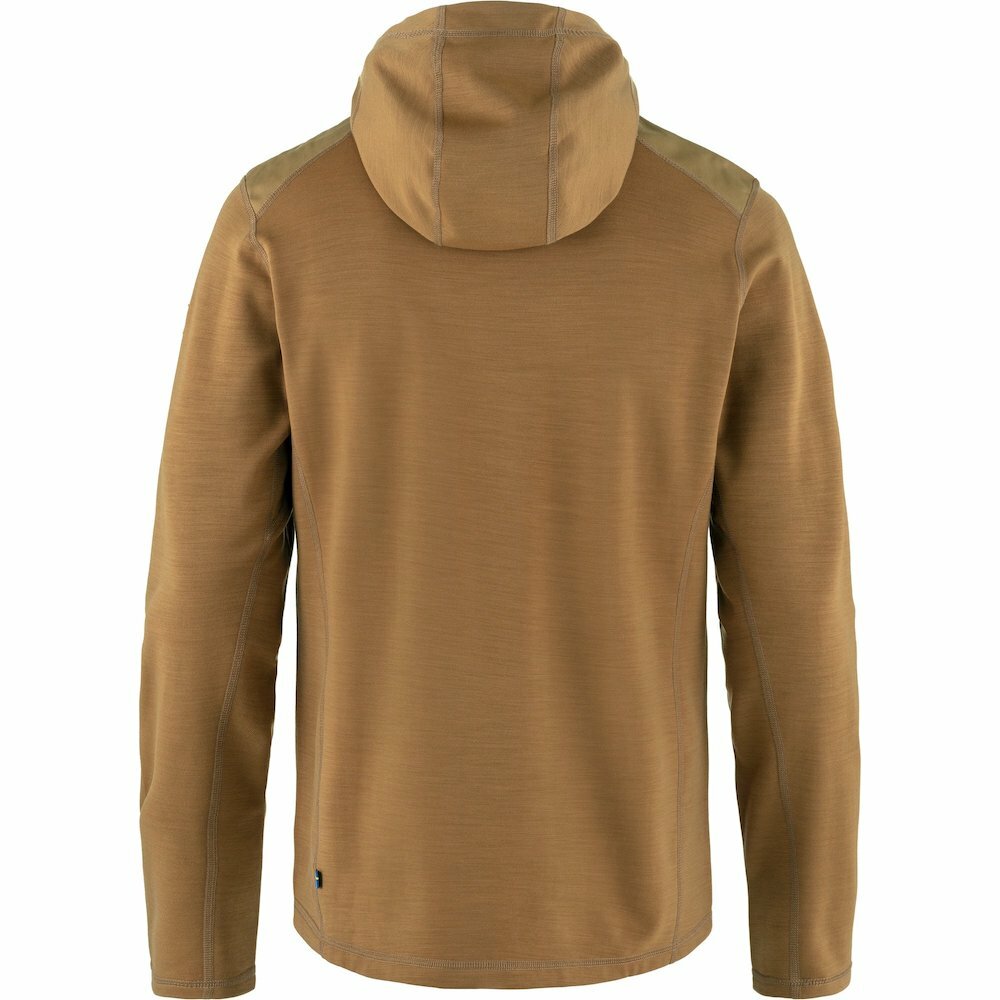 Fjallraven 瑞典北極狐 Keb Fleece Hoodie M '23 男款 彈性刷毛連帽夾克 連帽刷毛外套 F81479-232 蕎麥棕 [HappyOutdoor]