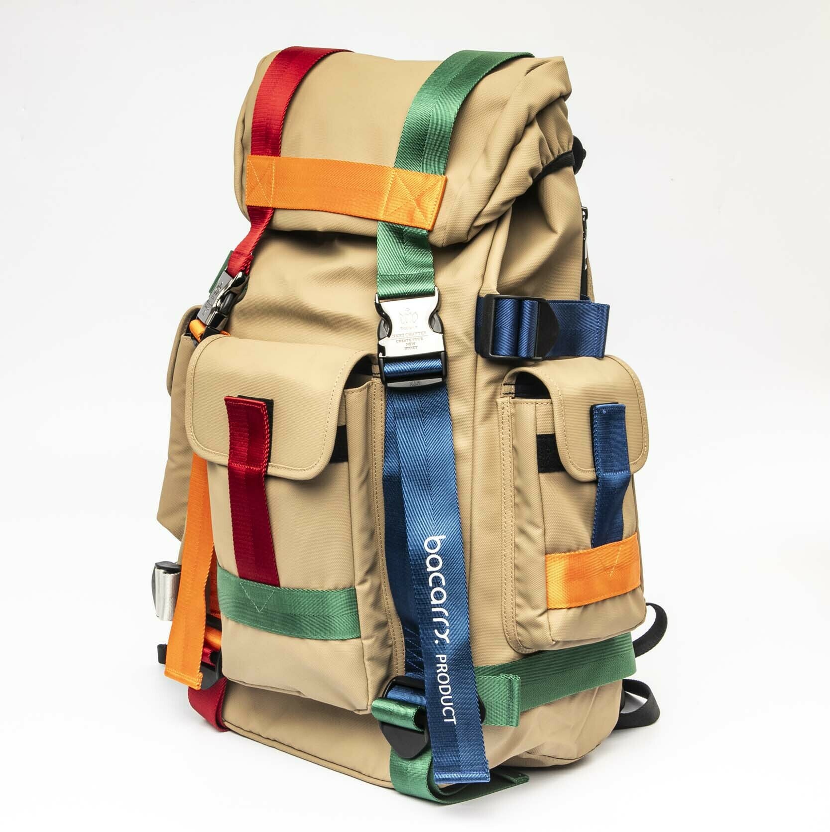 【 Bacarry | Burano彩色包 - 卡其 】