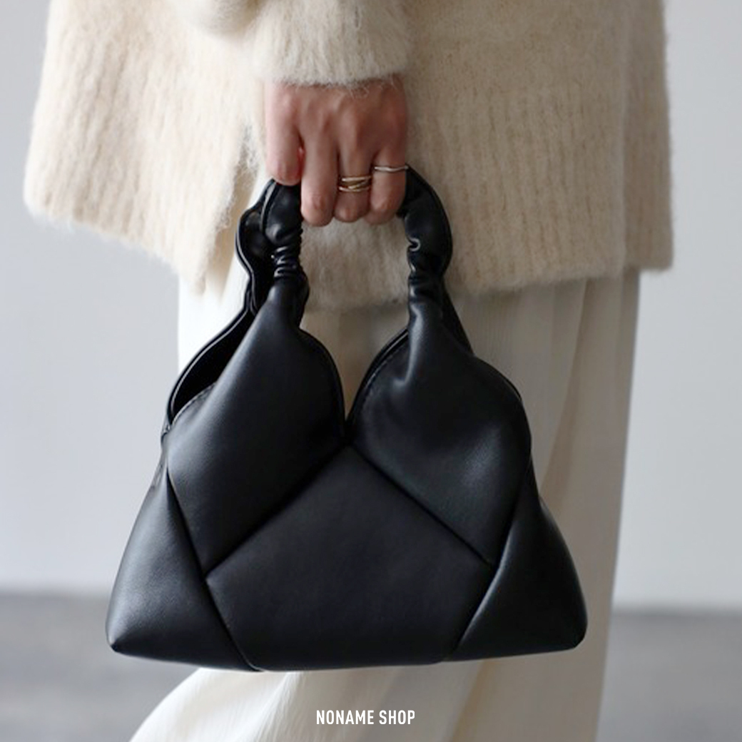 RIBERRY 菱格紋 三角 迷你包 兩色